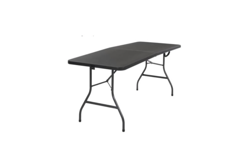 6' Folding Table Rental (Black Table)