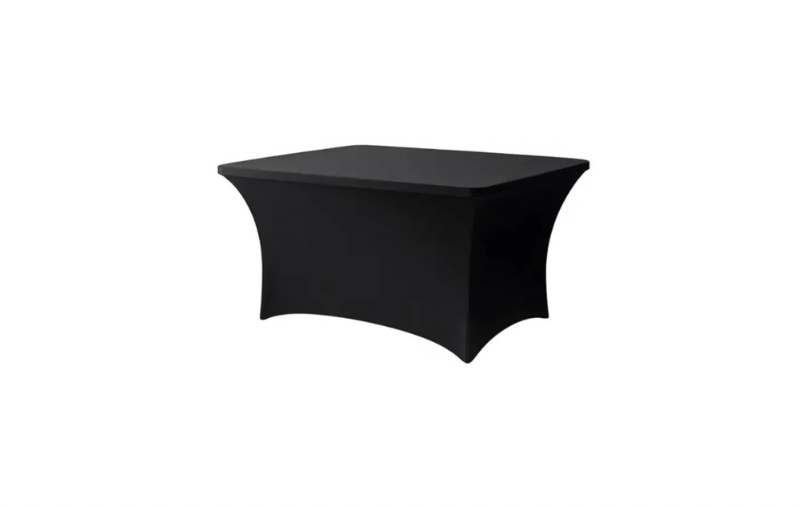Kids Tablecloth Rental (4’ Black Fitted)