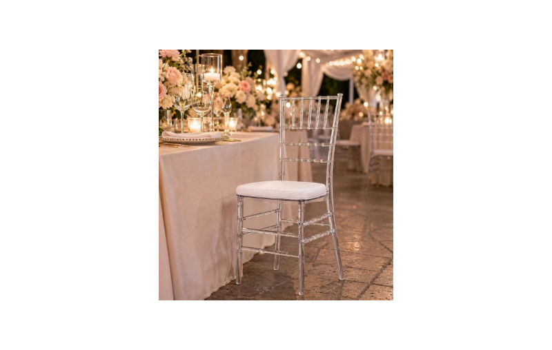 Clear Chiavari Chair w/Cushion Rental